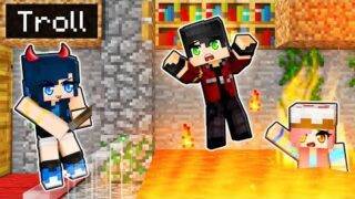 10 FUNNY TROLL Pranks in Minecraft!