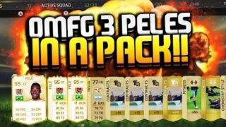 3 LEGEND PELE'S IN ONE PACK!!!! WTF JUST HAPPENED
