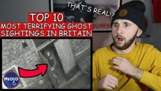 American Reacts to Top 10 Terrifying Ghost Sightings in Britain *SCARY*