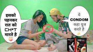 C0ndom कैसे use करते हैं |Prank on my Girlfriend |Twist Prank |Hs Prank Tv