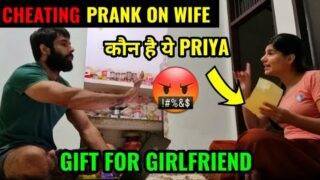 Cheating Prank on Wife 😱😜| Gift for Another Girl 😜😜 Pranks In India 🔥🔥