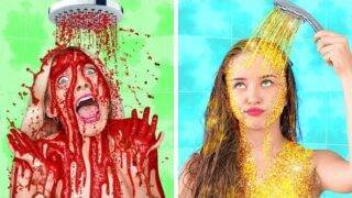 CRAZY BATHROOM PRANKS || Bathroom DIY Pranks And Tricks By 123 GO Like!