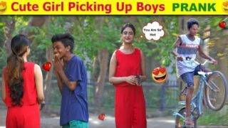 Cute Girl Picking Up Boys Prank😍 | Funny Prank | Just For Sirippu