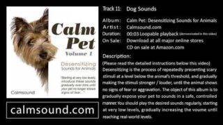 Dog Sounds – Desensitizing Sounds for Dogs, Cats and other animals