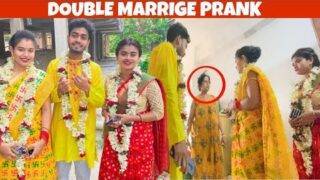 Double Marriage Prank On Srk Sankar|| যখন দুটো মেয়ে একটা ছেলেকে বিয়ে করে মায়ের কাছে যায়???||