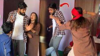 Fake boyfriend phone call prank on wife gone wrong Himesh Megha Official