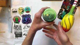 Glitter, Glow? Hairy? Holographic, Clear Cast, UFO Aliens, Out There Tumbler from May '21 Wanderlust