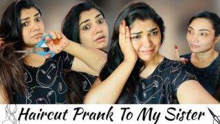HAIRCUT PRANK TO MY SISTER…