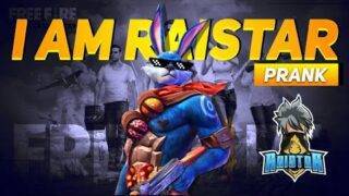 I AM RAISTAR FUNNY PRANK LIVE || Garena Free Fire Live