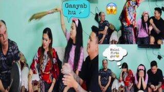 invisible prank on mom/her reaction omg!!😱