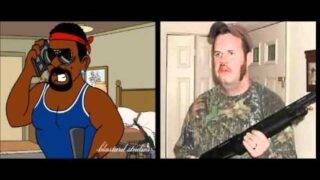 Irate Black Man calls Birmingham Redneck Prank (soundboard vs soundboard)