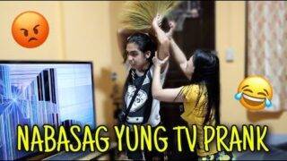 NABASAG YUNG TV PRANK (NAGWALA SI TOLONGGES)