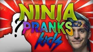 Ninja Prank Kids with Soundboard  (I will Report U) and this happend Fortnite Prank (TOXIC EDITION)