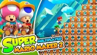 ¡Niveles WTF en duelo! – Super Mario Maker 2 (Multijugador) DSimphony y Naishys