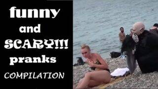 PART 1 l SCARY l FUNNY PRANKS COMPILATION on INNOCENT PEOPLE