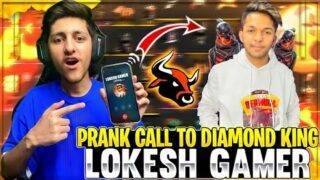 Prank Call On Lokesh Gamer😂 Asking Him For Dj Alok , I Phone 12 Pro Max Giveaway – Garena Free Fire