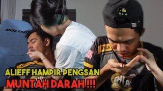 Prank Muntah Darah Depan Isteri !!! Alieff Pengsan…