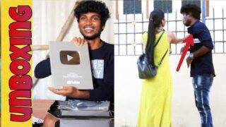 proposal prank promo | silver play button unboxing | mano | vaaya moodra