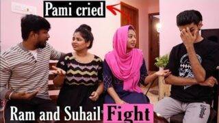 Ram and Suhail Extreme Fight Prank on Jaanu and Pami ( Pami Cried )