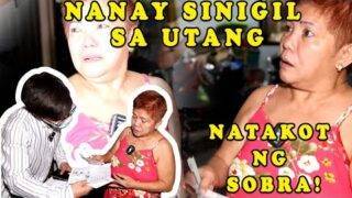Sinisingil na utang sa TV prank ,gulat  at  natakot si nanay🧓📺😲