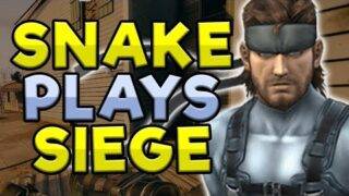 SOLID SNAKE Plays Rainbow Six Siege! Soundboard Pranks!