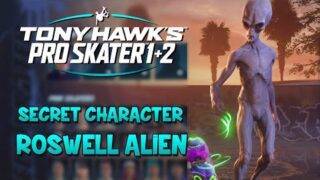 Tony Hawk Pro Skater 1+2 | How to Unlock ROSWELL ALIEN (19 Alien Plushies)