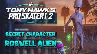 Tony Hawk Pro Skater 1+2 | How to Unlock ROSWELL ALIEN (19 Alien Plushies)