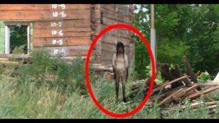 Top 3 Ghost Sightings 2019. Strange figure hit the frame of the camcorder