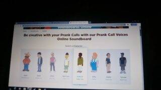 Using my new sound board prank call