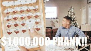 VLOG: $1,000,000 LOTTERY TICKET PRANK ON MY HUSBAND! uh oh…