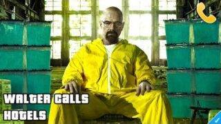 WALTER WHITE CALLS HOTELS PRANK CALL