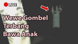 Wewe Gombel terbang bawa anak bayi