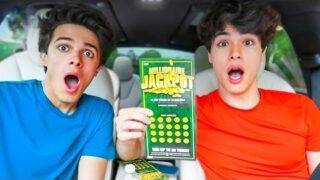 WINNING THE LOTTERY PRANK ON FRIENDS!!