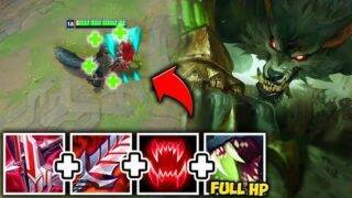 WTF?! LIFESTEAL WARWICK NEVER DIES! EVERY Q HEALS 100% HP – League of Legends