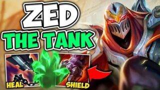 WTF? TANK ZED CAN STILL ONE SHOT WITH ULT! (THE NEW ZED META) – League of Legends
