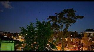 UFO SIGHTING 2021!!!!! PART 275 IT WAS CLEAR SKIES BUT THE UFO WAS THERE WITH SOMETHING ELSE