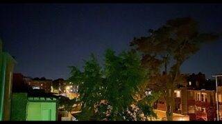 UFO SIGHTING 2021!!!!! PART 281 IT WAS A MILD NITE BUT THE UFO WAS STILL THERE WITH SOMETHING ELSE