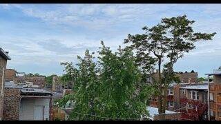 UFO SIGHTING 2021!!!!! PART 284 IT WAS A WARM CLOUDY MORNING BUT THE UFO WAS STILL THERE